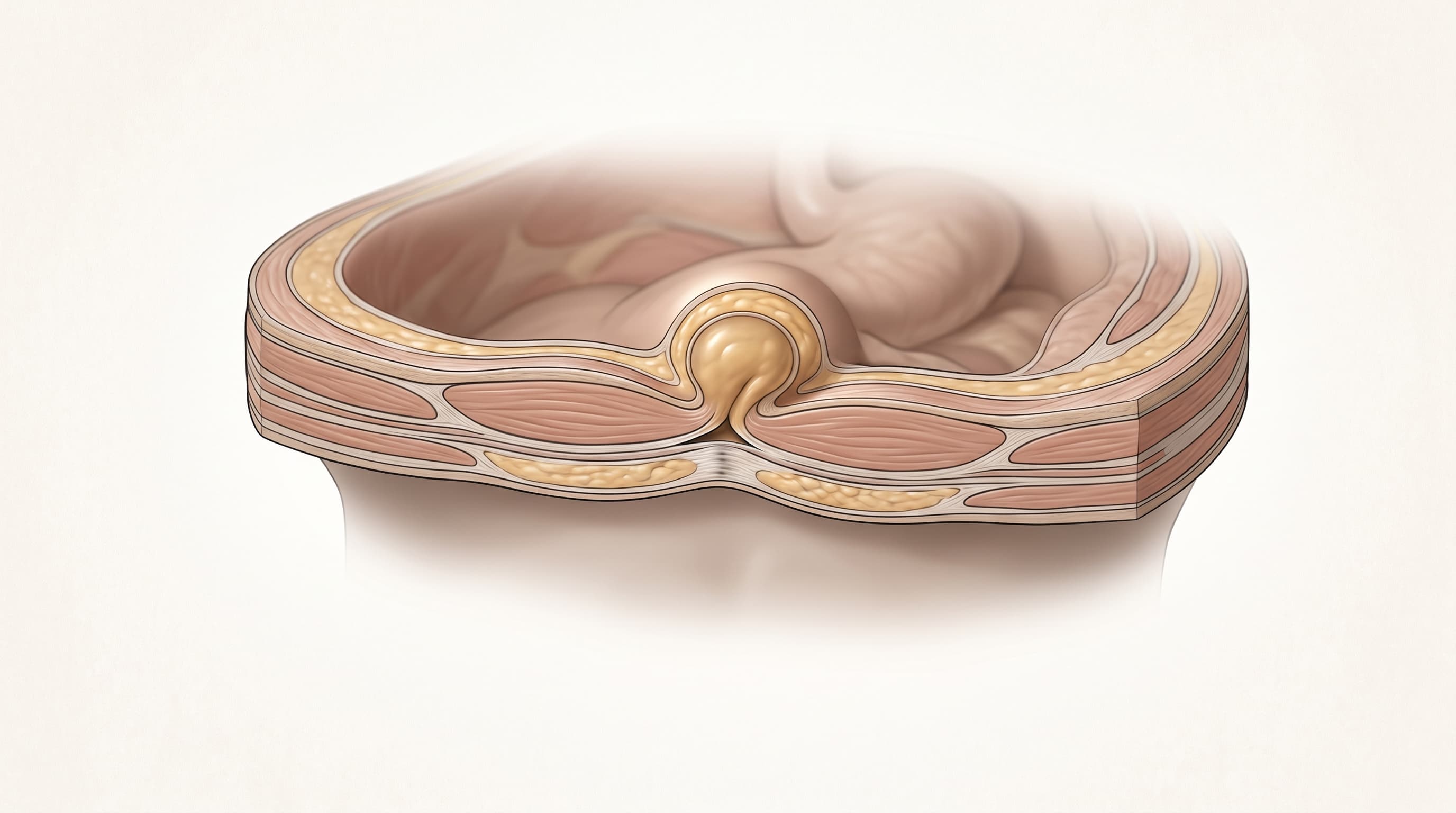 Hernia epigástrica