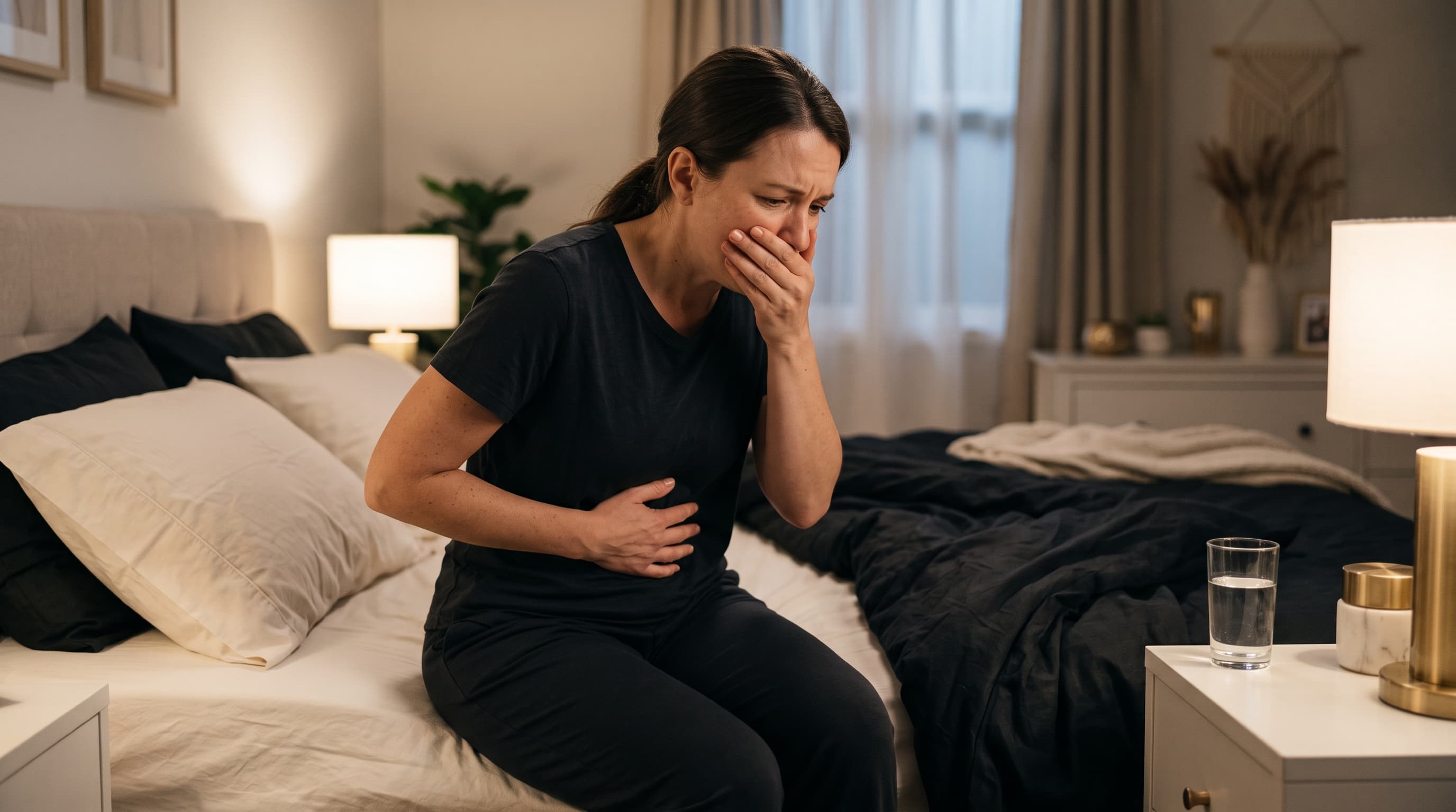 Náuseas y vómitos asociados a dolor abdominal